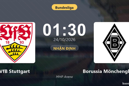 Nhận định VfB Stuttgart vs Borussia Mönchengladbach: Điểm tựa từ thành tích đối đầu