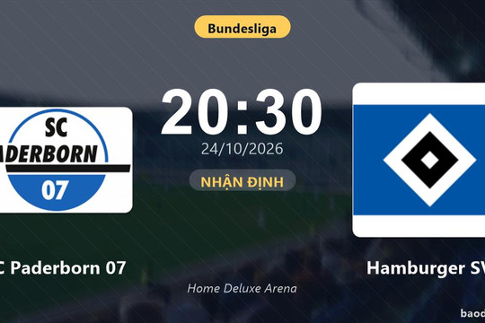 Nhận định SC Paderborn 07 vs Hamburger SV: Khách tiếp tục bay cao?