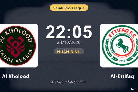 Nhận định Al Kholood vs Al-Ettifaq: Bản lĩnh sân khách được thử lửa