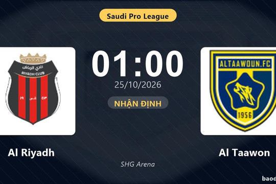 Nhận định Al Riyadh vs Al Taawon: Cả hai cùng khát thắng