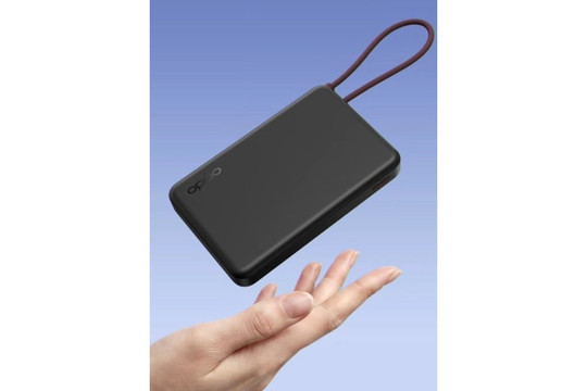 OPPO ra mắt sạc dự phòng 10.000mAh tích hợp cáp sạc nhanh 22.5W với giá 598 ngàn đồng