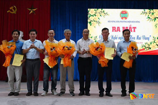 Phường Điện Bàn Đông ra mắt Chi hội Nông dân nghề nghiệp Hoa mai vàng