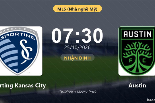 Nhận định Sporting Kansas City vs Austin: Cuộc chiến nhóm cuối