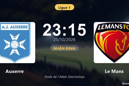 Nhận định Auxerre vs Le Mans: Điểm nóng cuộc đua tốp đầu