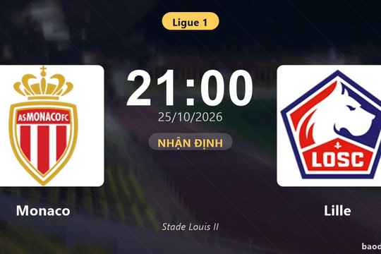 Nhận định Monaco vs Lille: Cơ hội bám đuổi ngôi đầu