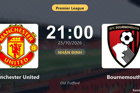Nhận định Manchester United vs Bournemouth: Chủ nhà tìm lại chiến thắng