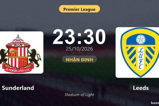 Nhận định Sunderland vs Leeds: Điểm nóng cuộc đua tốp đầu