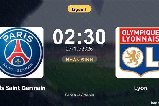 Nhận định Paris Saint Germain vs Lyon: Chủ nhà nối dài mạch thăng hoa?