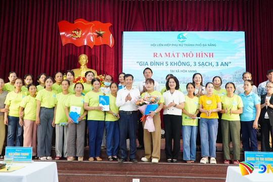 Đà Nẵng phấn đấu mỗi năm có 1.500 hộ đạt tiêu chí "Gia đình 5 không, 3 sạch, 3 an"