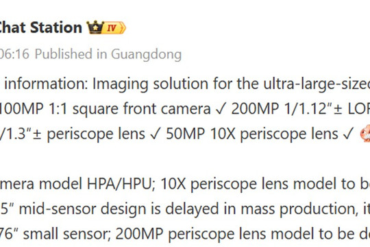 Công nghệ trên OPPO Find X10 Ultra: Đột phá camera LOFIC 200MP và dung lượng pin 8.500mAh