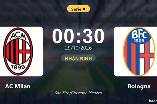 Nhận định AC Milan vs Bologna: Điểm nóng cuộc đua tốp đầu