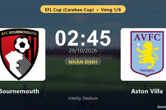 Nhận định Bournemouth vs Aston Villa: Thắng để đi tiếp