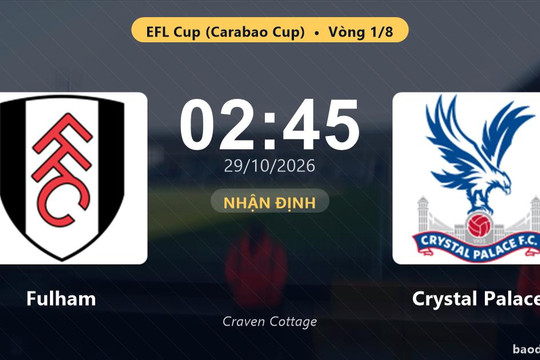 Nhận định Fulham vs Crystal Palace: Thắng để đi tiếp