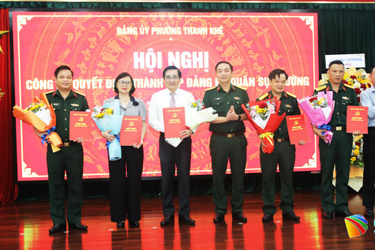 Công bố quyết định thành lập Đảng bộ Quân sự phường Thanh Khê