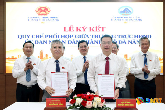 Thường trực HĐND, UBND và Ban Thường trực Ủy ban MTTQ Việt Nam thành phố ký kết quy chế phối hợp
