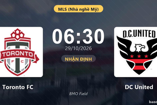 Nhận định Toronto FC vs DC United: Hứa hẹn màn đôi công