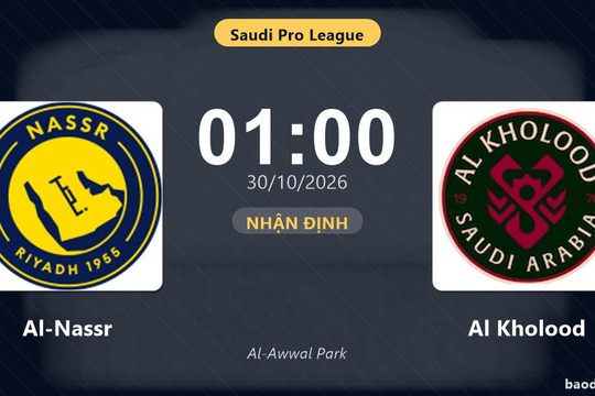 Nhận định Al-Nassr vs Al Kholood: Cơ hội bám đuổi ngôi đầu
