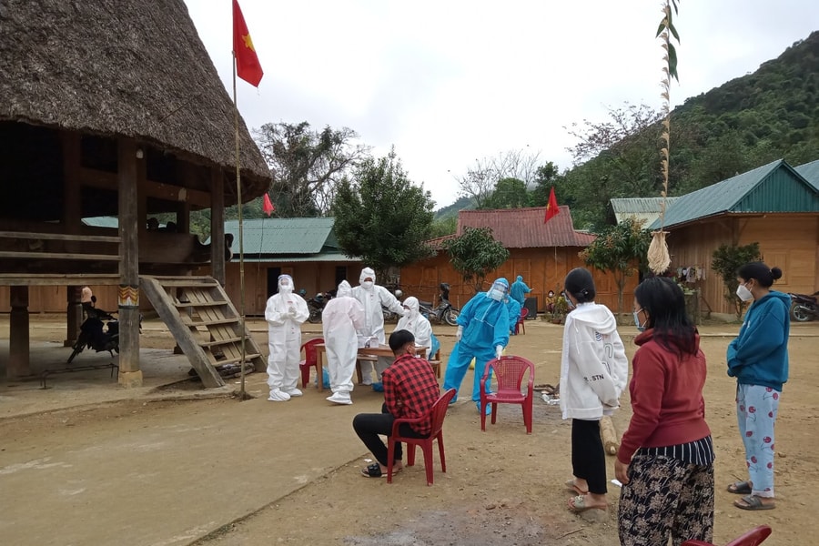 Tây Giang chống dịch trong những ngày Tết