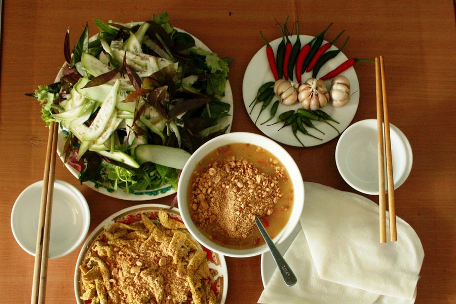 Gỏi cá “dà” Nam Ô