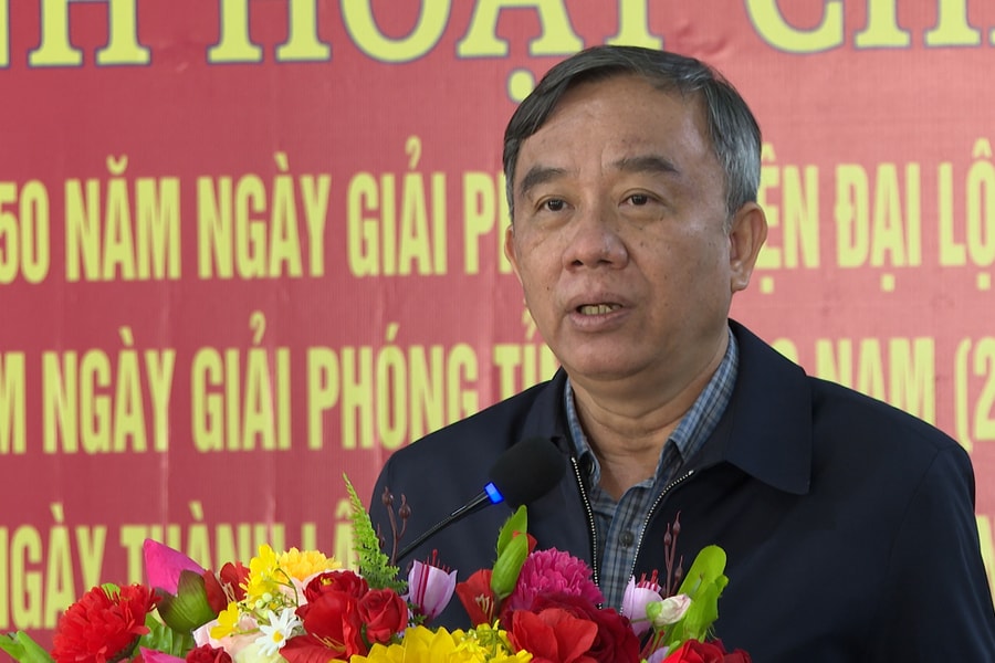 Lãnh đạo HĐND tỉnh dự sinh hoạt chính trị tại khu dân cư Gia Huệ (Đại Lộc)