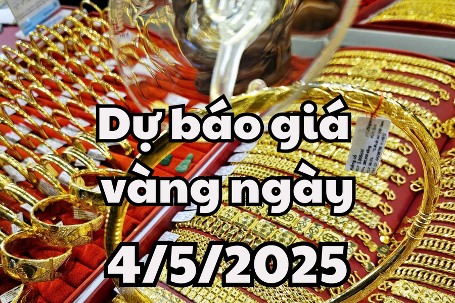 Tin tức, dự báo giá vàng ngày mai 4/5/2025: Giá vàng trong nước hơn vàng thế giới gần 20 triệu