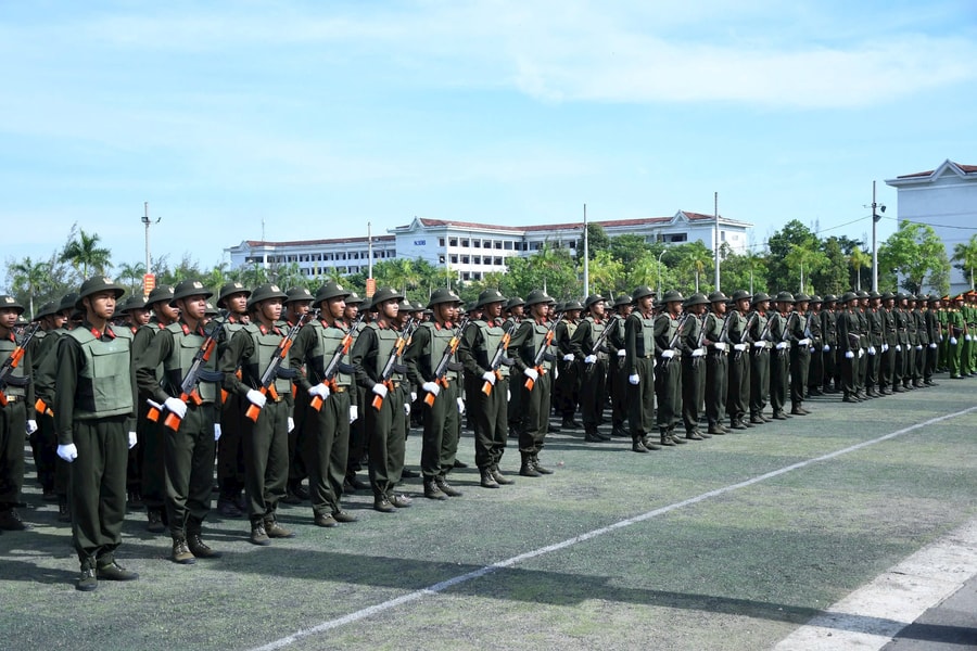 Hơn 1.500 chiến sĩ nghĩa vụ Công an nhân dân hoàn thành khóa huấn luyện