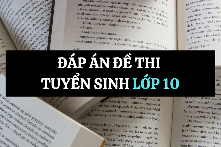 Đáp án đề thi tuyển sinh lớp 10 môn Văn TP Hà Nội 2025