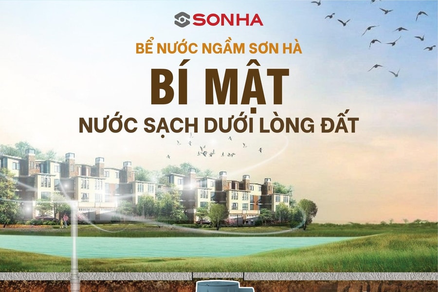 Bể nước ngầm Sơn Hà – Giải pháp lưu trữ nước an toàn và bền vững
