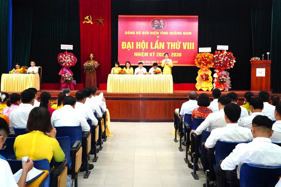 Đại hội Đảng bộ Bưu điện tỉnh Quảng Nam nhiệm kỳ 2025 - 2030