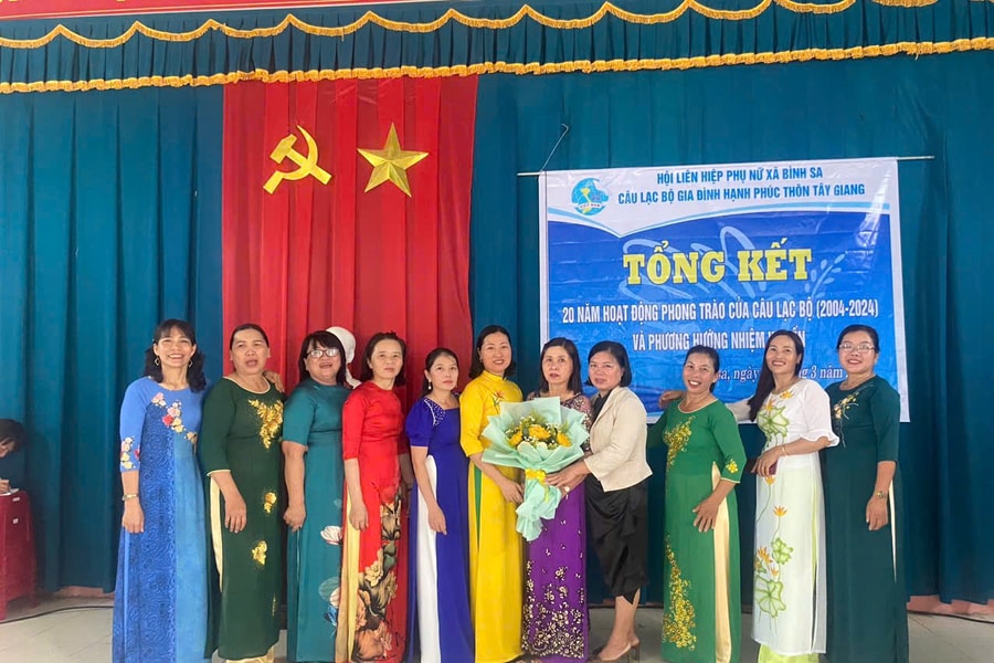 Chuyện câu lạc bộ gia đình hạnh phúc ở Bình Sa