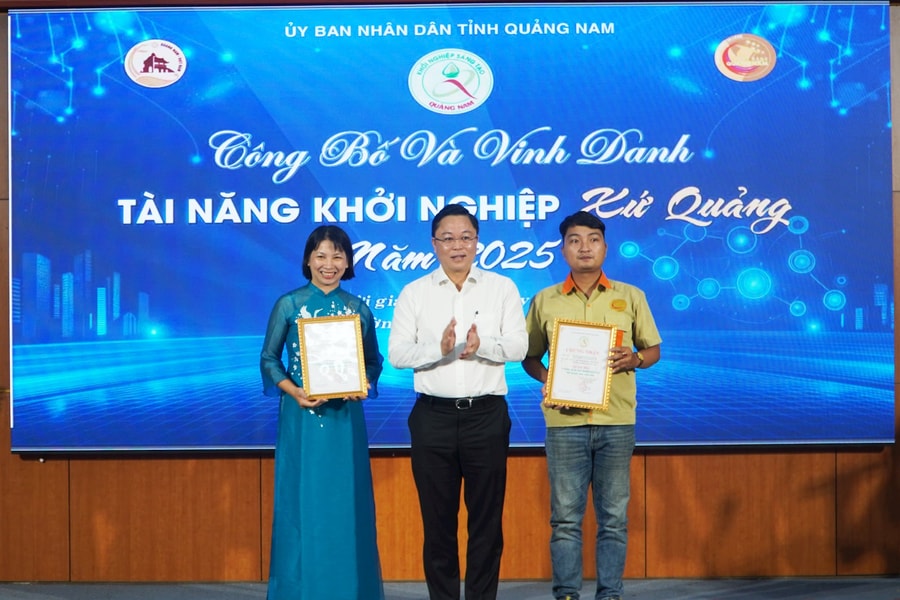 Vinh danh tài năng khởi nghiệp xứ Quảng năm 2025