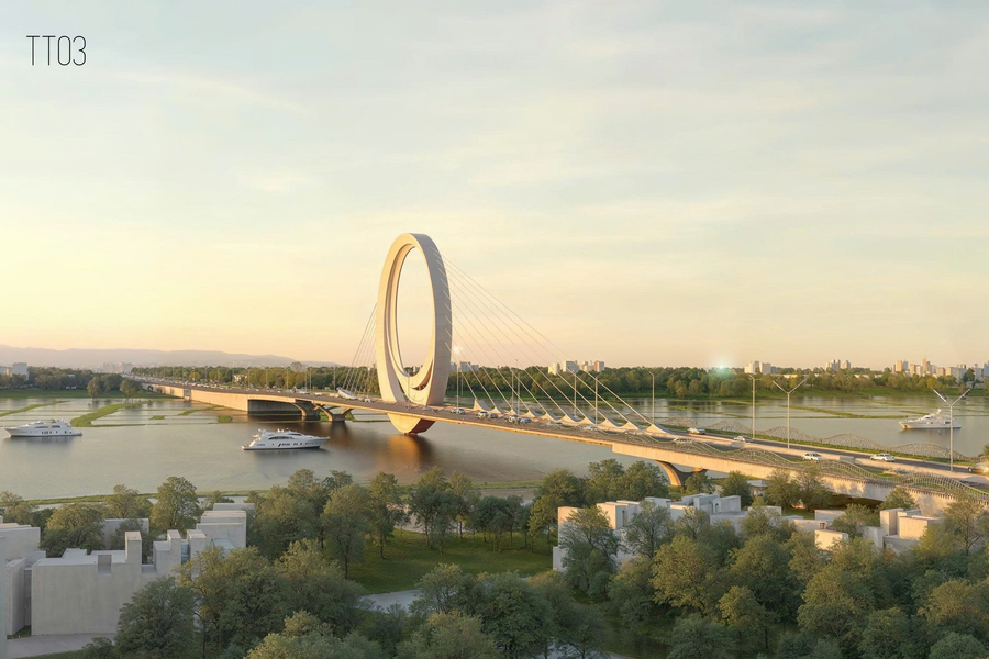 Công nhận kết quả thi tuyển phương án kiến trúc cầu Tam Thanh