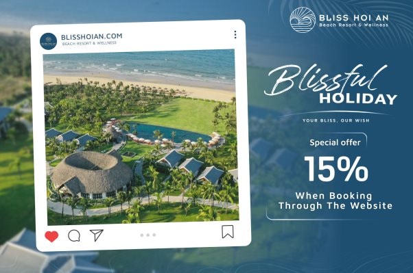 Bliss Hội An Resort - Địa điểm lý tưởng để tổ chức lễ cưới