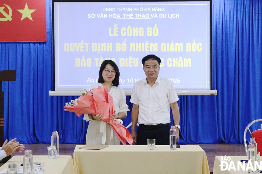 Bảo tàng Điêu khắc Chăm Đà Nẵng có tân giám đốc