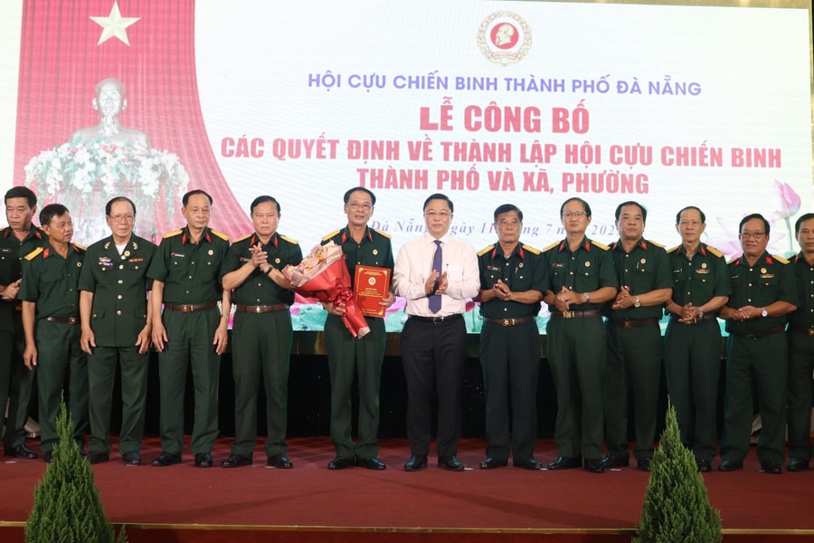 Công bố Quyết định thành lập Hội Cựu chiến binh thành phố Đà Nẵng