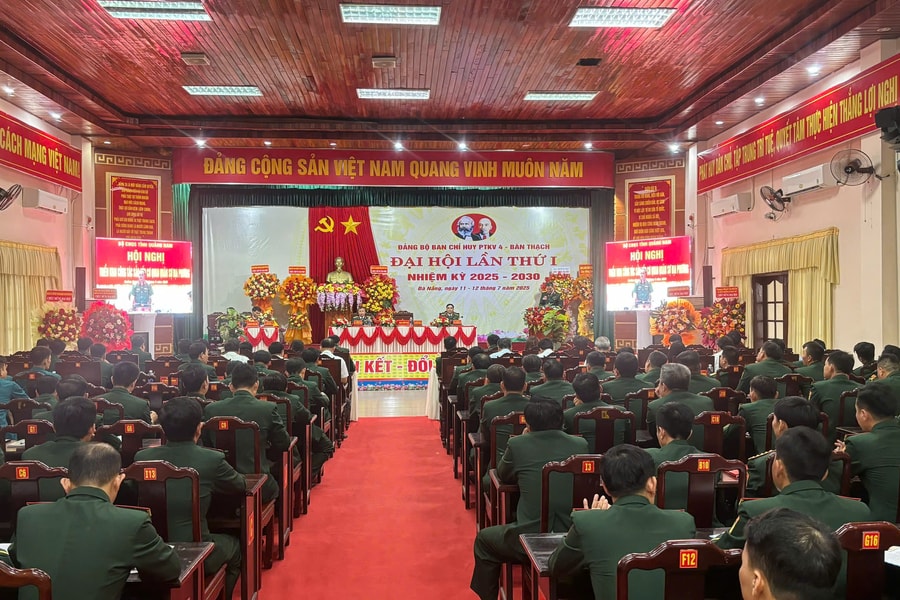 Đảng bộ Ban Chỉ huy phòng thủ khu vực 4 – Bàn Thạch nỗ lực hoàn thành tốt nhiệm vụ quân sự, quốc phòng địa phương trong giai đoạn mới