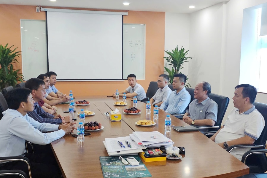 Lãnh đạo phường Điện Bàn Bắc làm việc với Hội Doanh nhân Đà Nẵng phía Nam