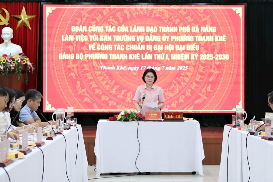Phường Thanh Khê bảo đảm tốt công tác tổ chức đại hội Đảng diễn ra trang nghiêm, không gián đoạn công việc tiếp dân