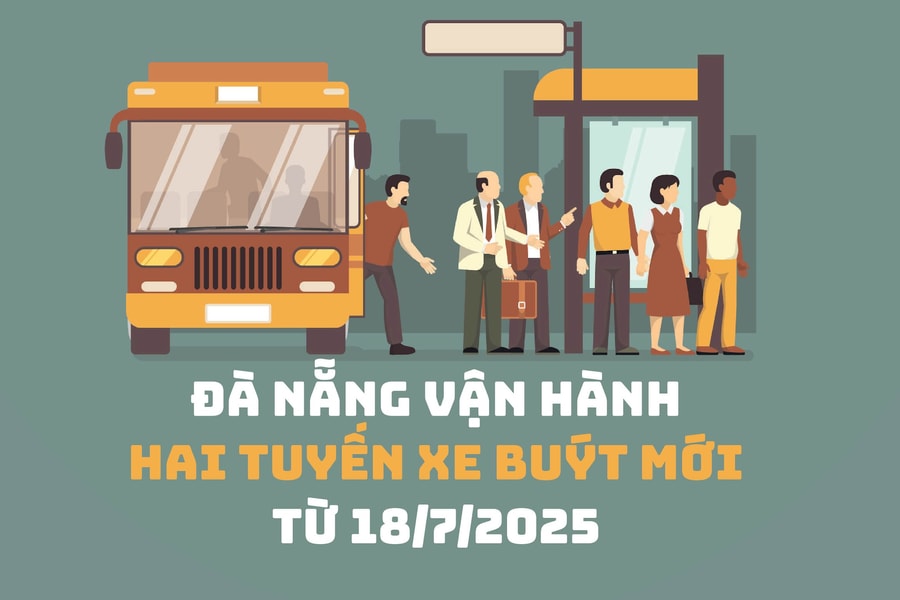 Đà Nẵng vận hành hai tuyến xe buýt đi Cửa Đại và cầu Tam Kỳ từ ngày 18/7