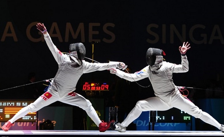 Đấu kiếm Việt Nam giành 4 Huy chương Vàng giải Đông Nam Á
