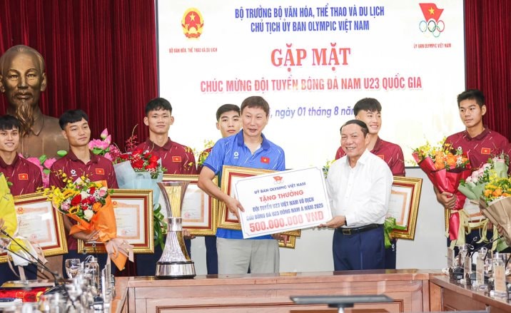 U23 Việt Nam nhận Bằng khen của Thủ tướng Chính phủ