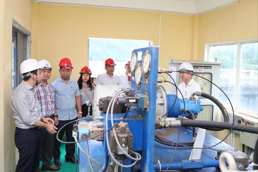 Thủy điện A Vương diễn tập ứng phó thiên tai trước mùa mưa bão