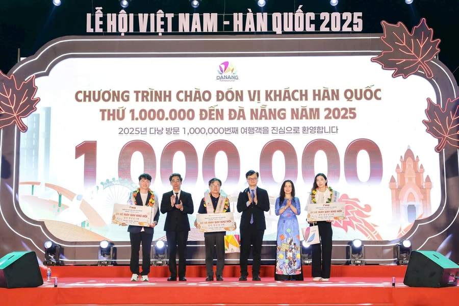Da Nang welcomes one millionth South Korean visitor in 2025