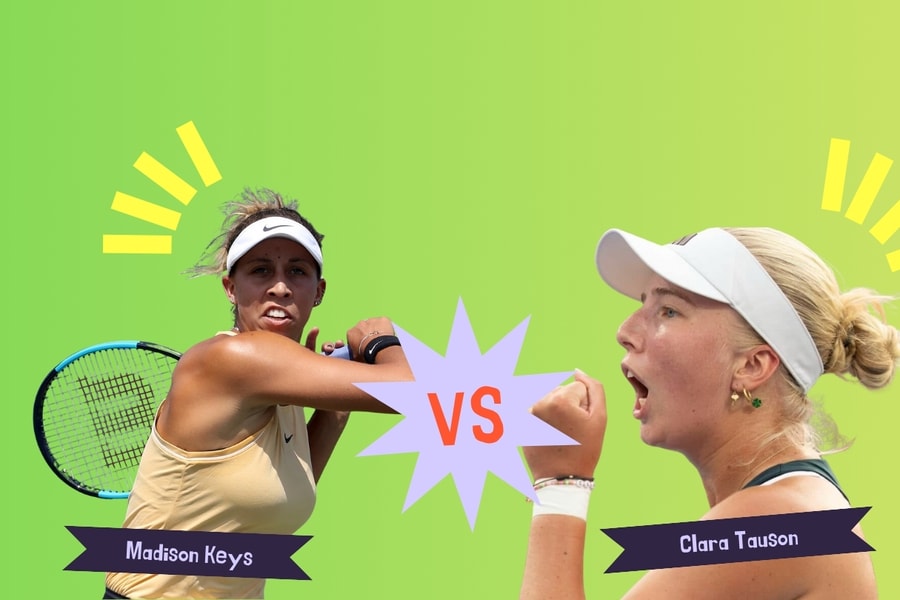 Madison Keys vs Clara Tauson, Tứ kết Canadian Open 2025: Trận chiến của những "cỗ máy" giao bóng hạng nặng