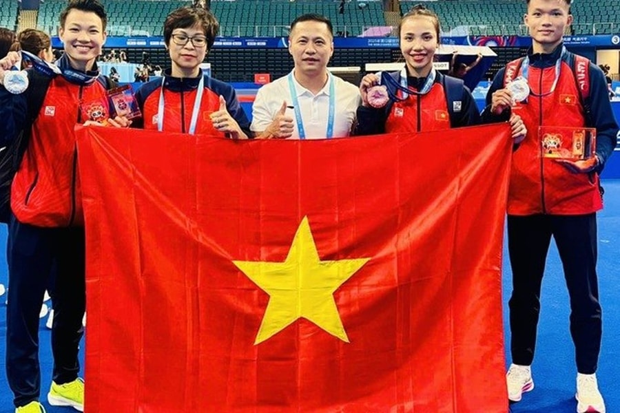 Wushu Việt Nam giành 2 Huy chương Bạc tại World Games 2025