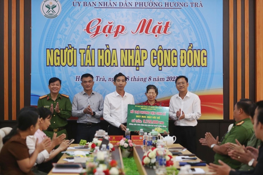 Bí thư Đảng ủy phường Hương Trà cam kết cho thanh niên hoàn lương mượn tiền học nghề