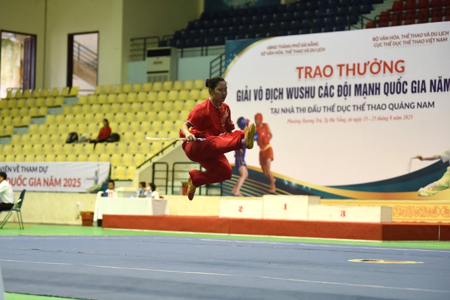 Mãn nhãn với màn tranh tài ở Giải Wushu vô địch các đội mạnh toàn quốc