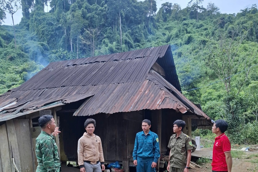 Xã La Êê tăng cường kiểm tra các điểm có nguy cơ sạt lở trên địa bàn