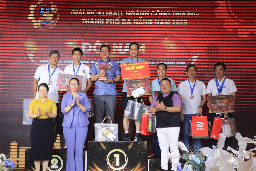 Bế mạc và trao giải Pickleball ngành công thương Đà Nẵng