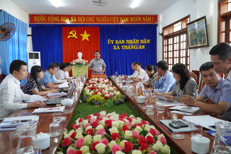 Xã Thăng An giải quyết hồ sơ trước hạn và đúng hạn đạt hơn 97%